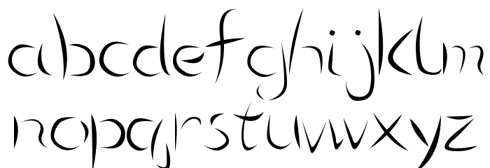 flower3 Font LOWERCASE
