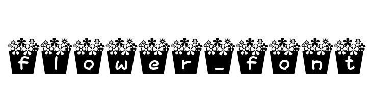 flower_font Font
