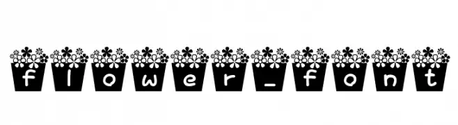 flower_font  नि: शुल्क फ़ॉन्ट्स डाउनलोड
