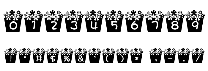 flower_font Font OTHER CHARS