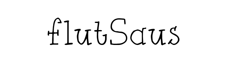 flutSaus  Descarca Fonturi Gratis