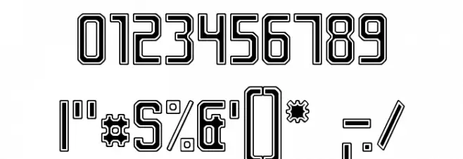FM College Team in&out Schriftart Anderer Schreiben