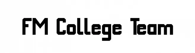 FM College Team  Frei Schriftart Herunterladen