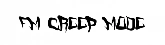 FM Creep Mode  font caratteri gratis