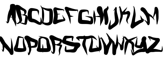 FM Creep Mode Font LOWERCASE