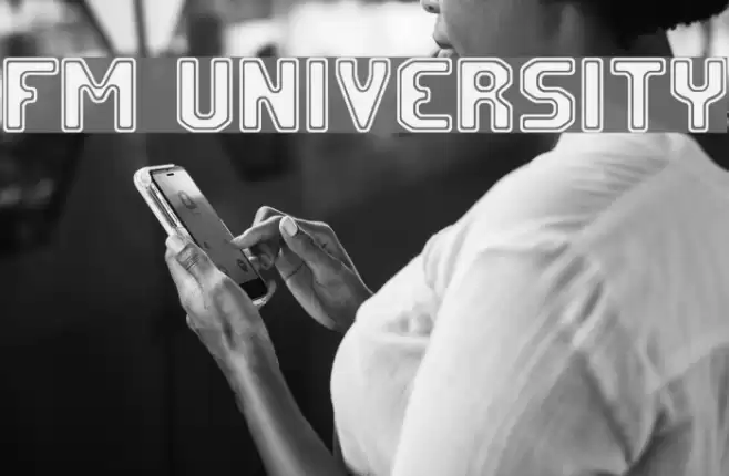 FM University フォント examples