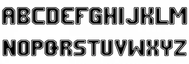 FM University 字体 小写