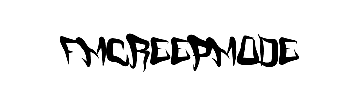 FMCreepMode  Frei Schriftart Herunterladen