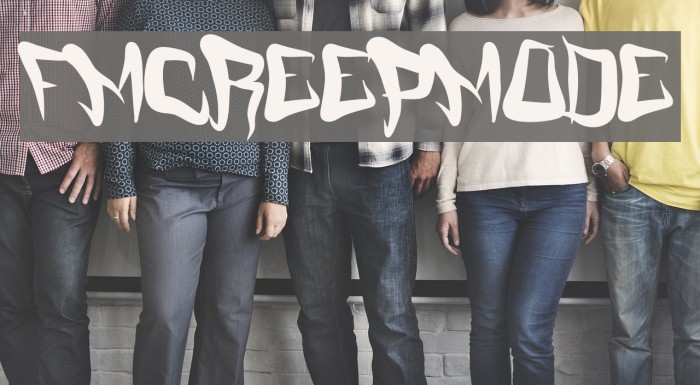 FMCreepMode Font examples