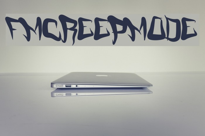 FMCreepMode Font examples