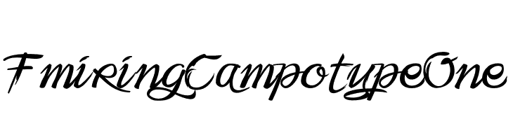 FmiringCampotypeOne  免费字体下载
