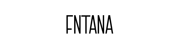 FNTANA  Frei Schriftart Herunterladen