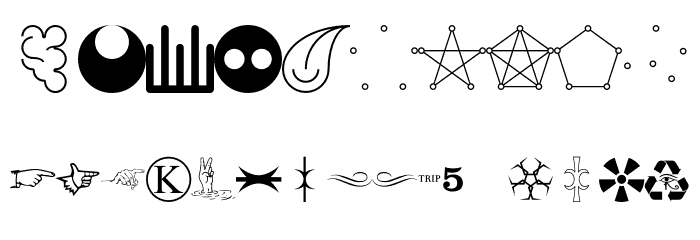 Fnord-Hodge Font OTHER CHARS