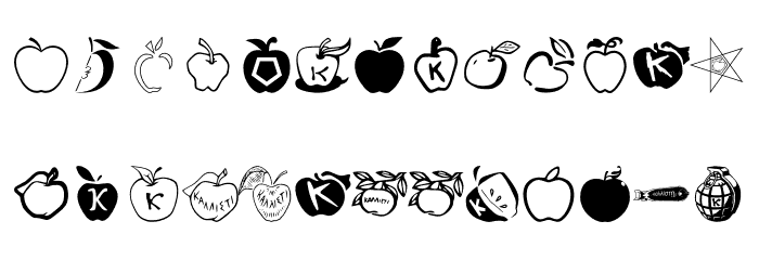 Fnord-Hodge Font LOWERCASE