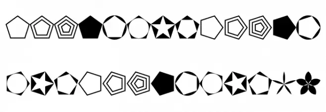 Fnord-Podge Schriftart Kleinbuchstaben