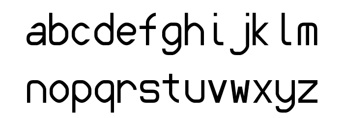 fn0t Font LOWERCASE