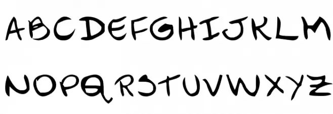 FO-Mic's Hand Schriftart Groß