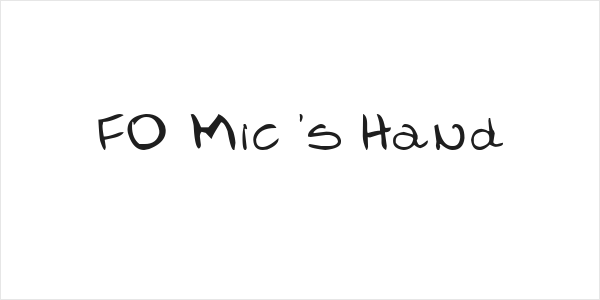 FO-Mic's Hand Logo