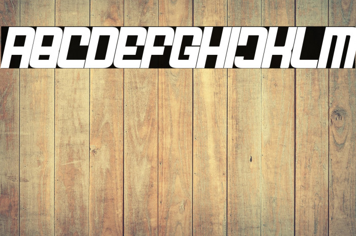 FODECUMBERS BOLD ITALIC Bold Italic Example 2