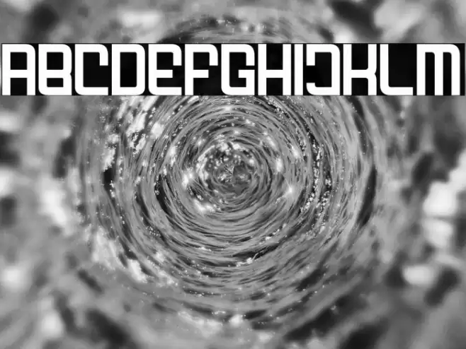 FODECUMBERS DEMI DEMI Font examples