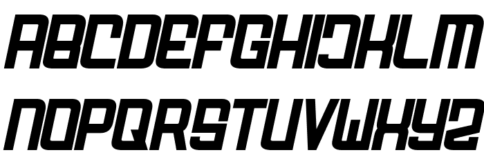 FODECUMBERS DEMI ITALIC Bold Italic Font LOWERCASE