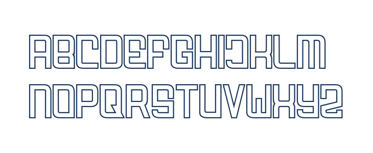 FODECUMBERS THICK HOLOW Lowercase