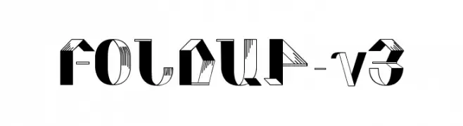 FOLDUP-v3  Frei Schriftart Herunterladen