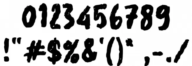 FON UHUUUYYY Font OTHER CHARS