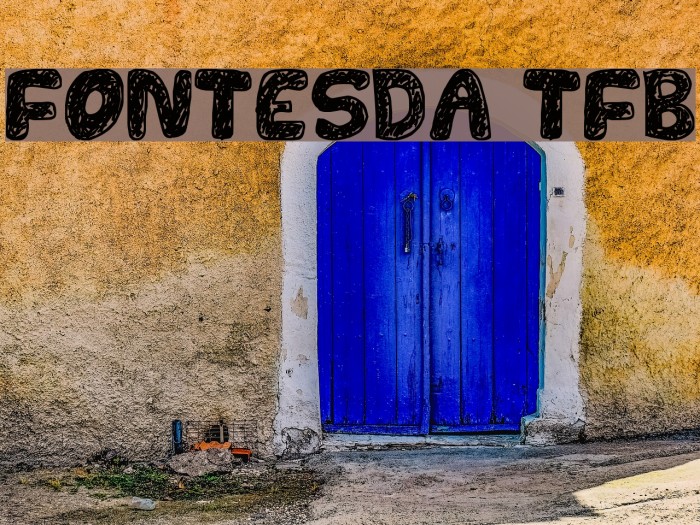 FONTESDA TFB Font examples