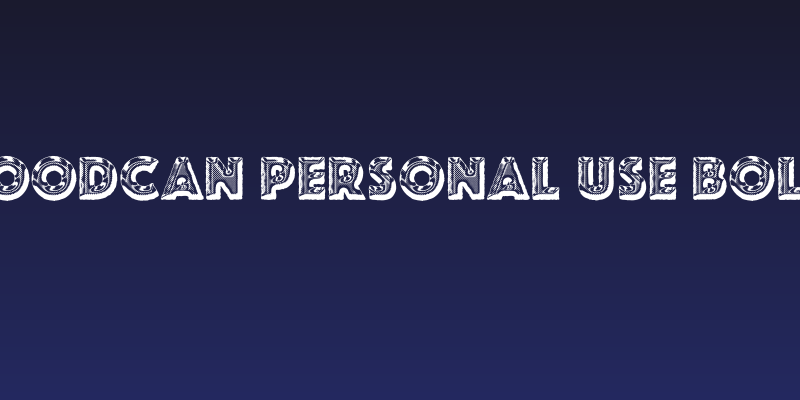 FOODCAN PERSONAL USE Bold Social Header