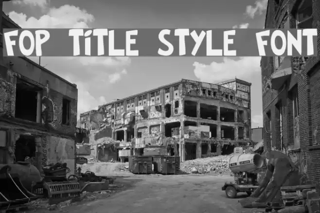 FOP Title Style Font Font examples