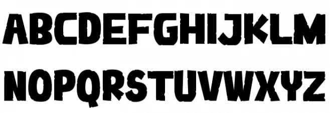 FOREJUMP Schriftart Groß