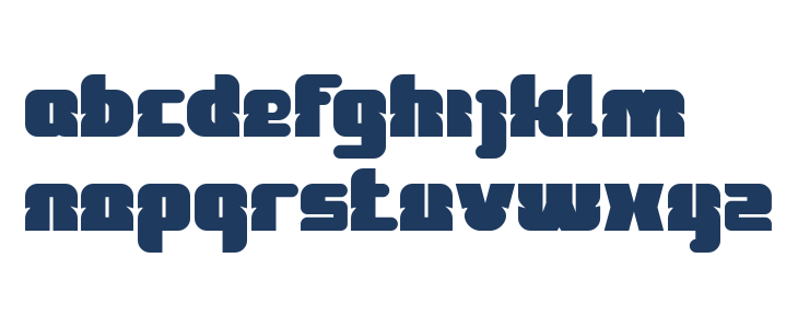 FOREST JUMP Bold Lowercase
