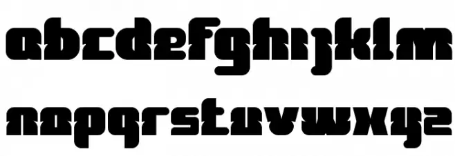 FOREST JUMP Bold Schriftart Kleinbuchstaben