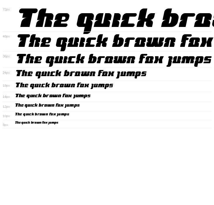 FOREST JUMP Italic Waterfall