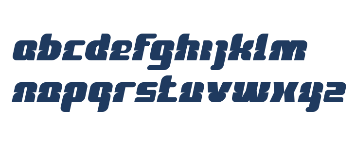 FOREST JUMP Italic Lowercase