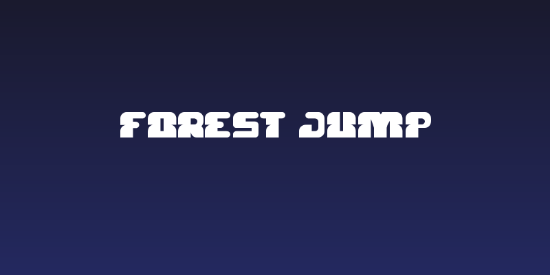FOREST JUMP Social Header