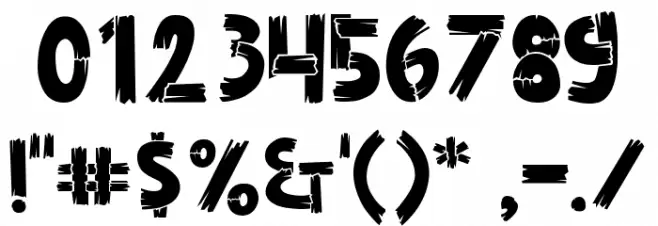 FORESTANA Font OTHER CHARS