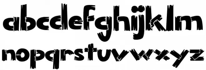 FORESTANA 字体 小写
