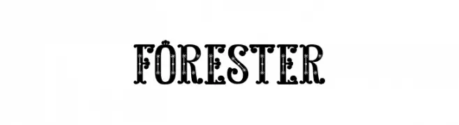 FORESTER  Fuentes Gratis Descargar