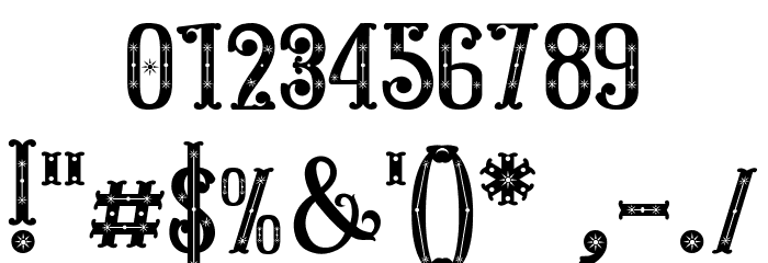 FORESTER Font OTHER CHARS