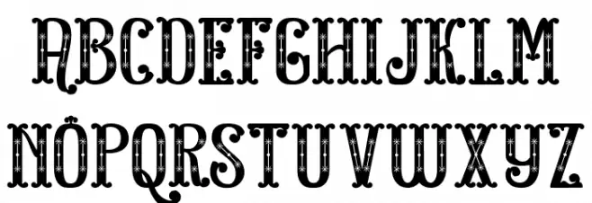 FORESTER Schriftart Groß