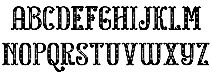 FORESTER Font LOWERCASE