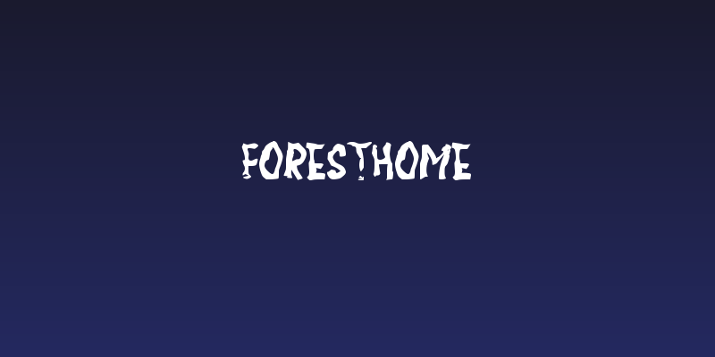 FORESTHOME Social Header