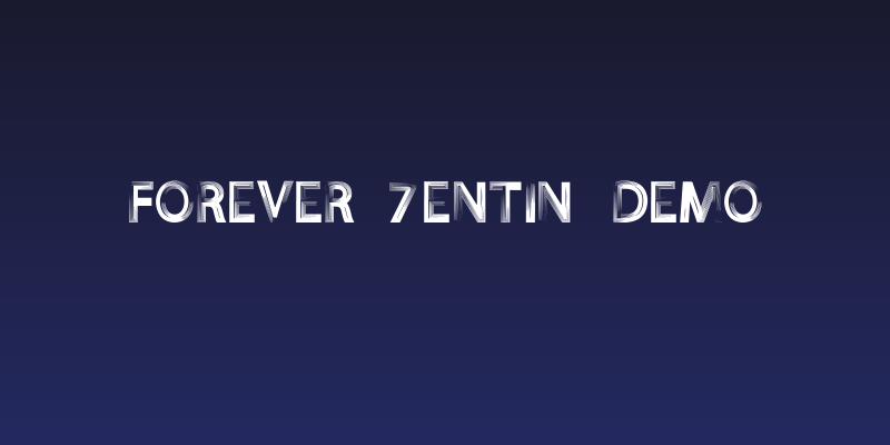 FOREVER 7entin demo Social Header