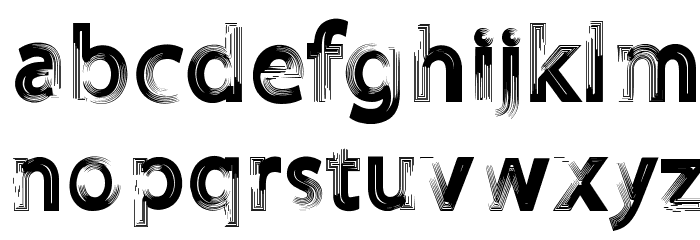 FOREVER 7entin demo Font LOWERCASE