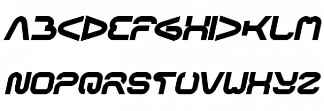 FORMAL ART Bold Italic 字体 大写