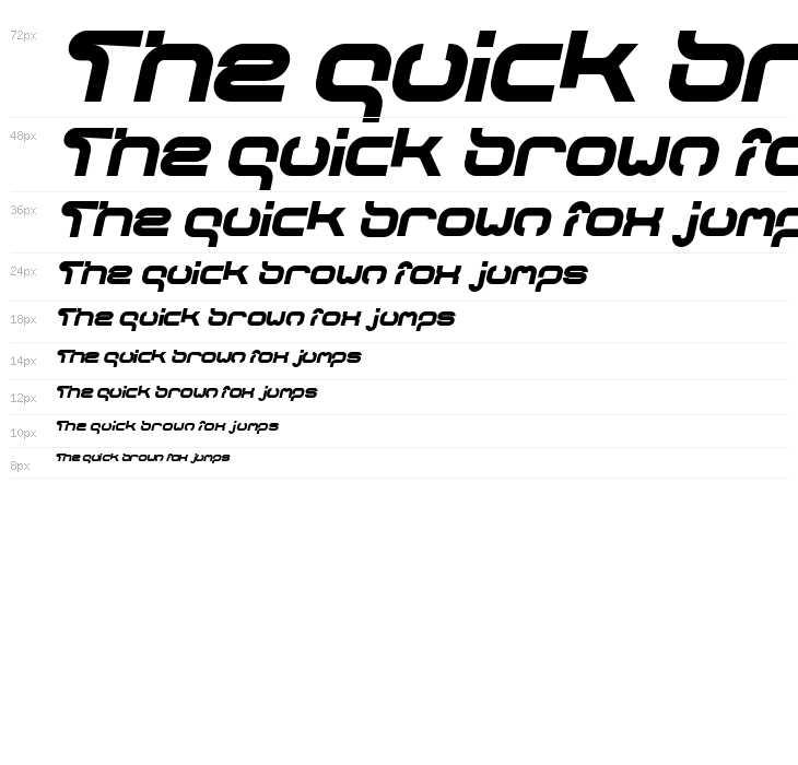 FORMAL ART Bold Italic Waterfall