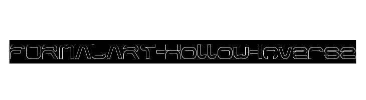 FORMAL ART-Hollow-Inverse  Fuentes Gratis Descargar