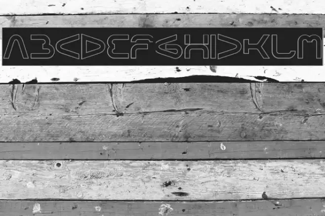 FORMAL ART-Hollow-Inverse Font examples